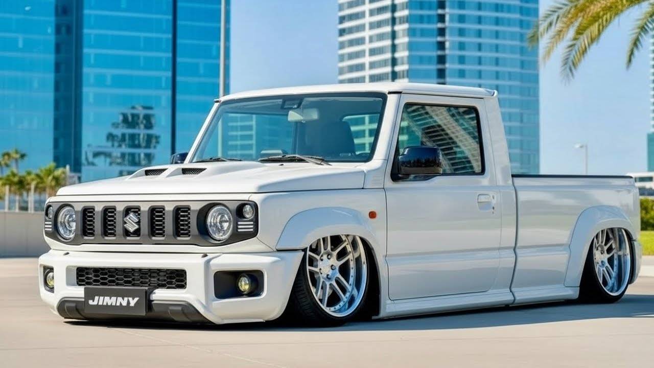 2026 Suzuki Jumpy Pickup Review | Compact Power, Futuristic Design, Smart Utility, Affordable Truck Icon
