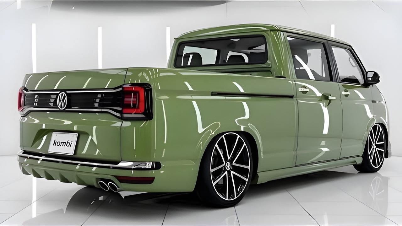 All New 2027 VW Kombi Pickup Classic Returns With Brutal Power Modern Design and Advanced Tech